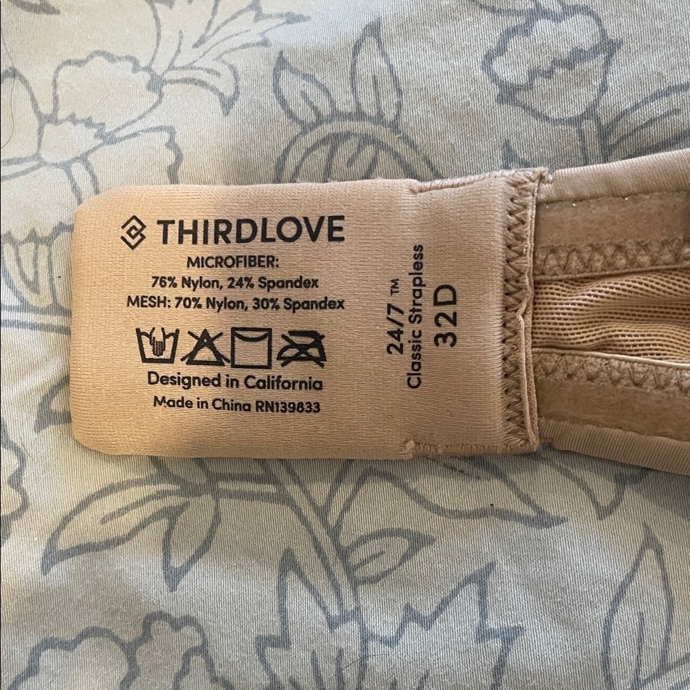 ThirdLove Nude Strapless Bra - Picture 3 of 3
